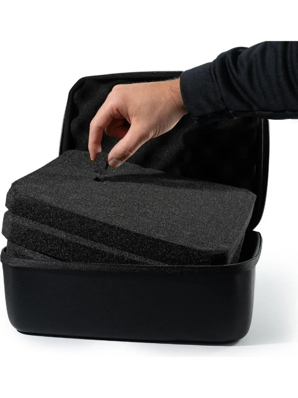 Customizable Hard Case 11x9x5.5 with 3-Layer Pick-and-Pluck Foam Storage